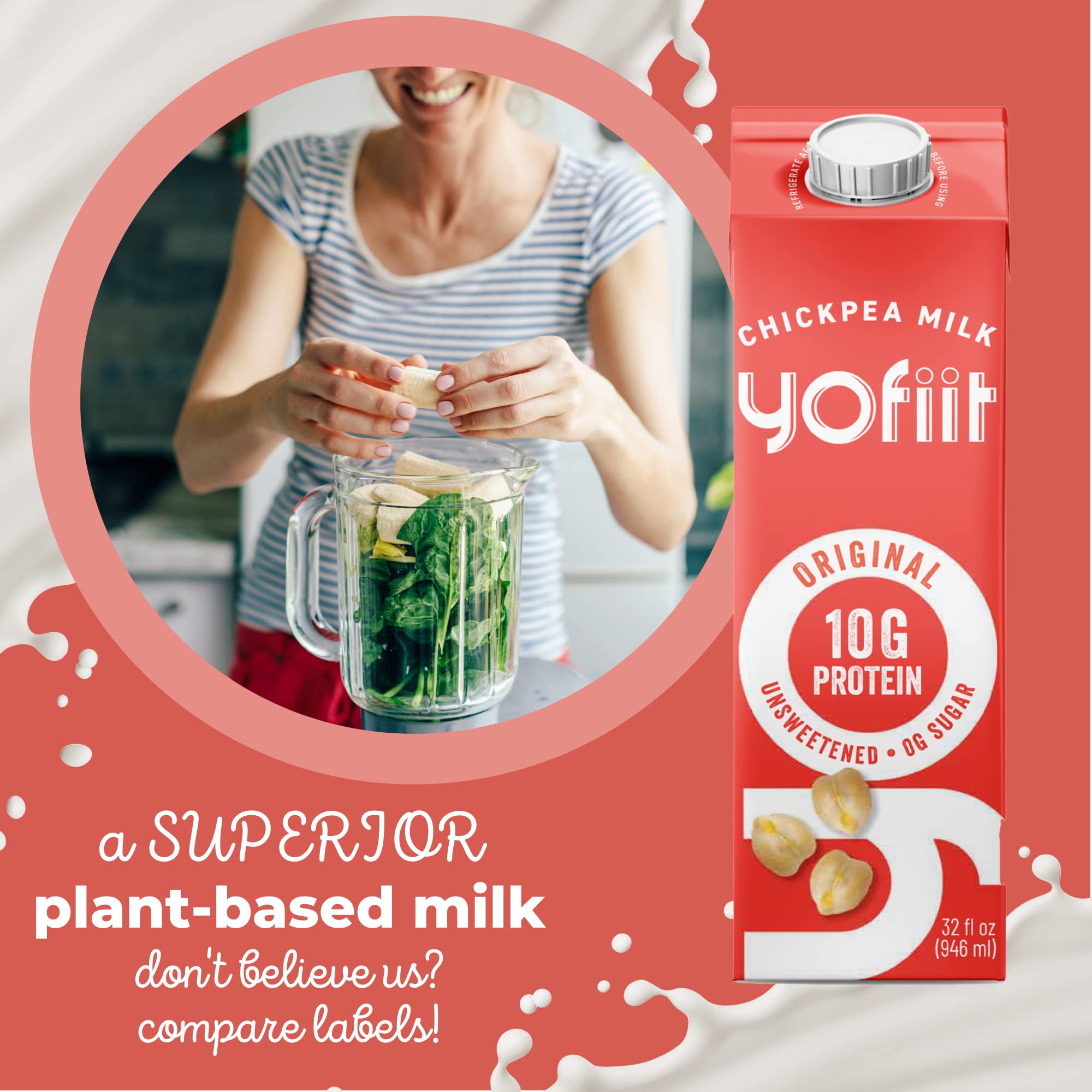 YoFiit added to coffee as a nondairy creamer option