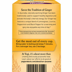Yogi steeped tea contents showing color and texture for rich warming flavor