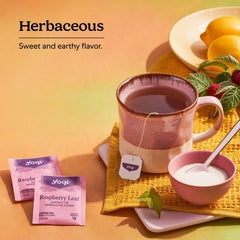 Yogi open box with tea bags visible for convenient single-serve brewing
