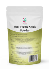 YOGI’S GIFT close-up of fine milk thistle powder texture highlighting easy mixing