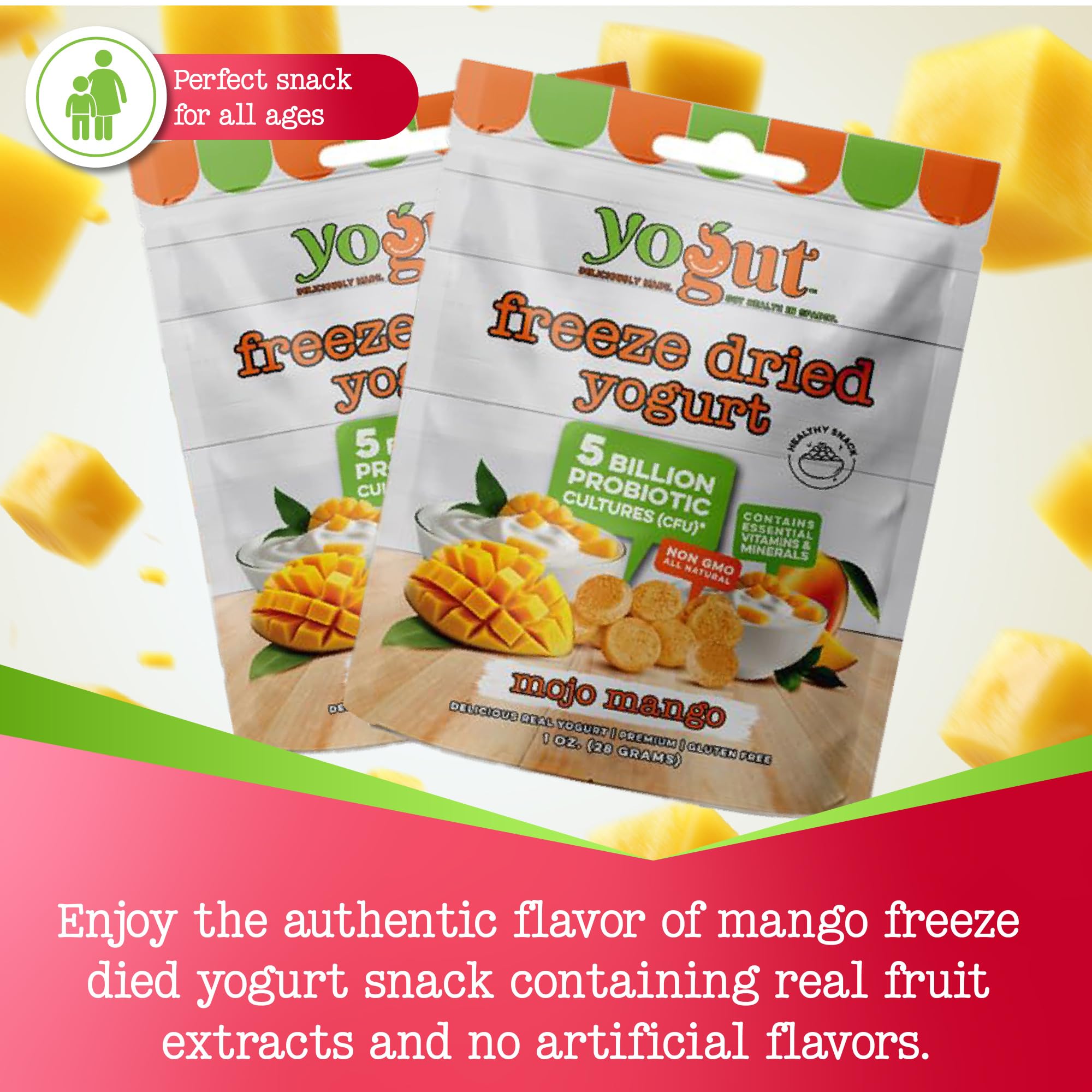 YoGut snack packs inside a lunchbox for easy kid-friendly snacking