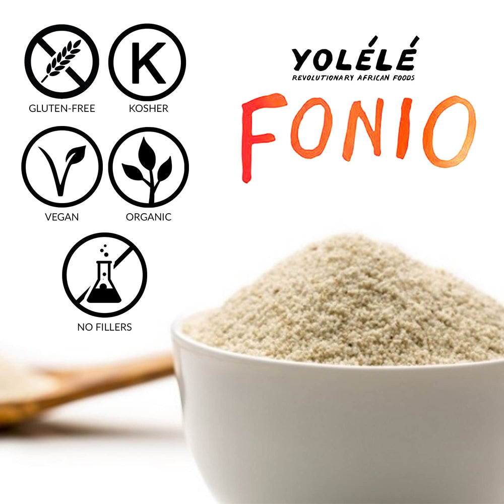 Yolélé label close-up with nutrition facts and certifications showing trusted quality benefit