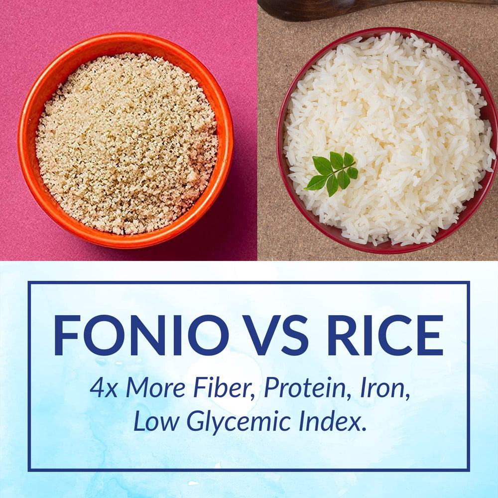 Yolélé fonio cooking on stovetop illustrating five-minute prep and convenience benefit