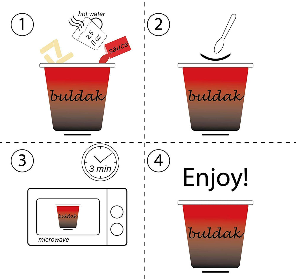 Yopokki pouch in microwave demonstrating fast cook method and convenient prep