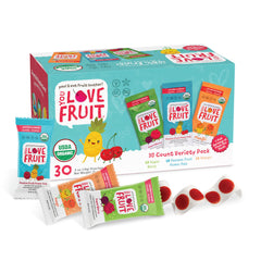 You Love Fruit front packaging showing 30-count variety pack and convenience