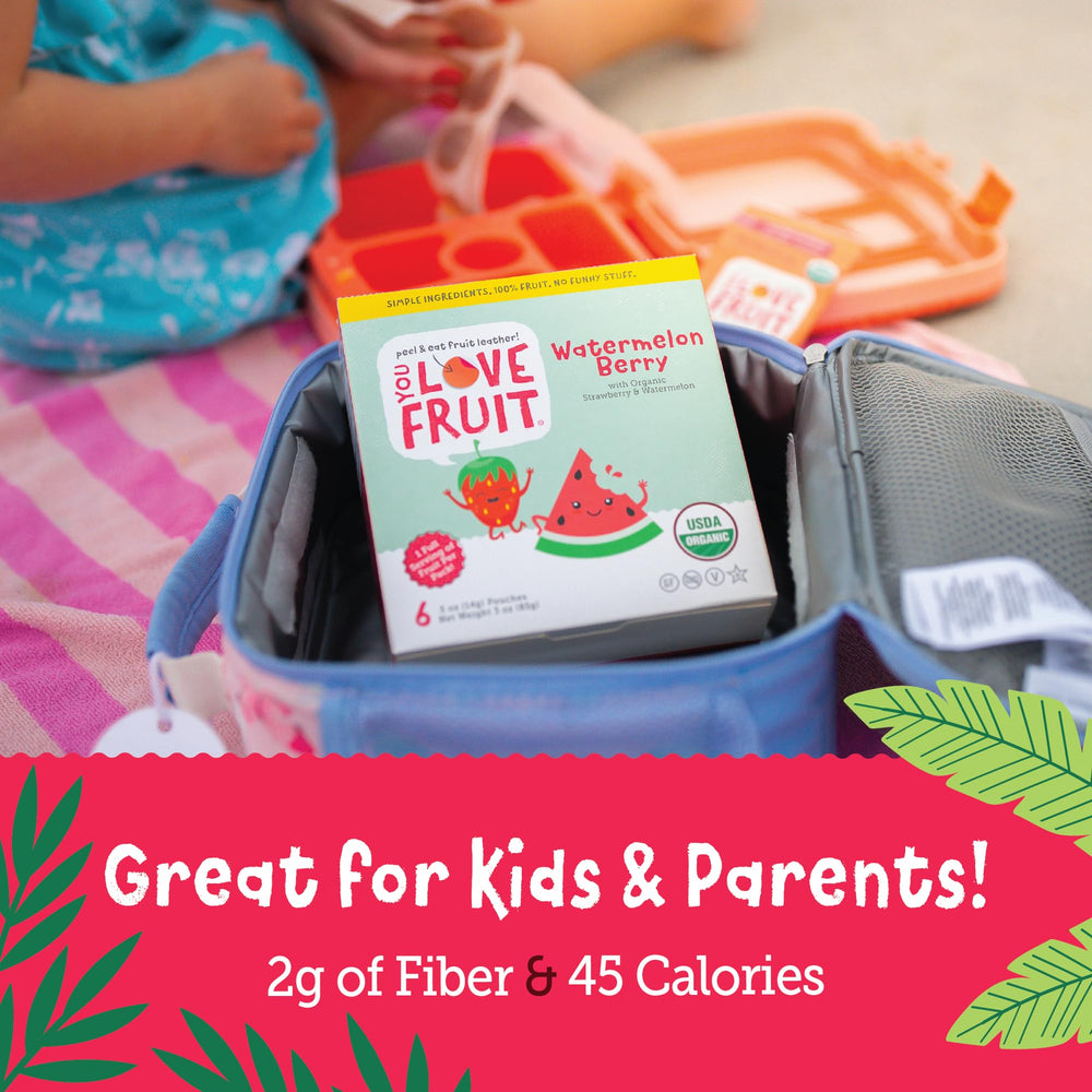 You Love Fruit placed with hiking gear to show portable energy snack
