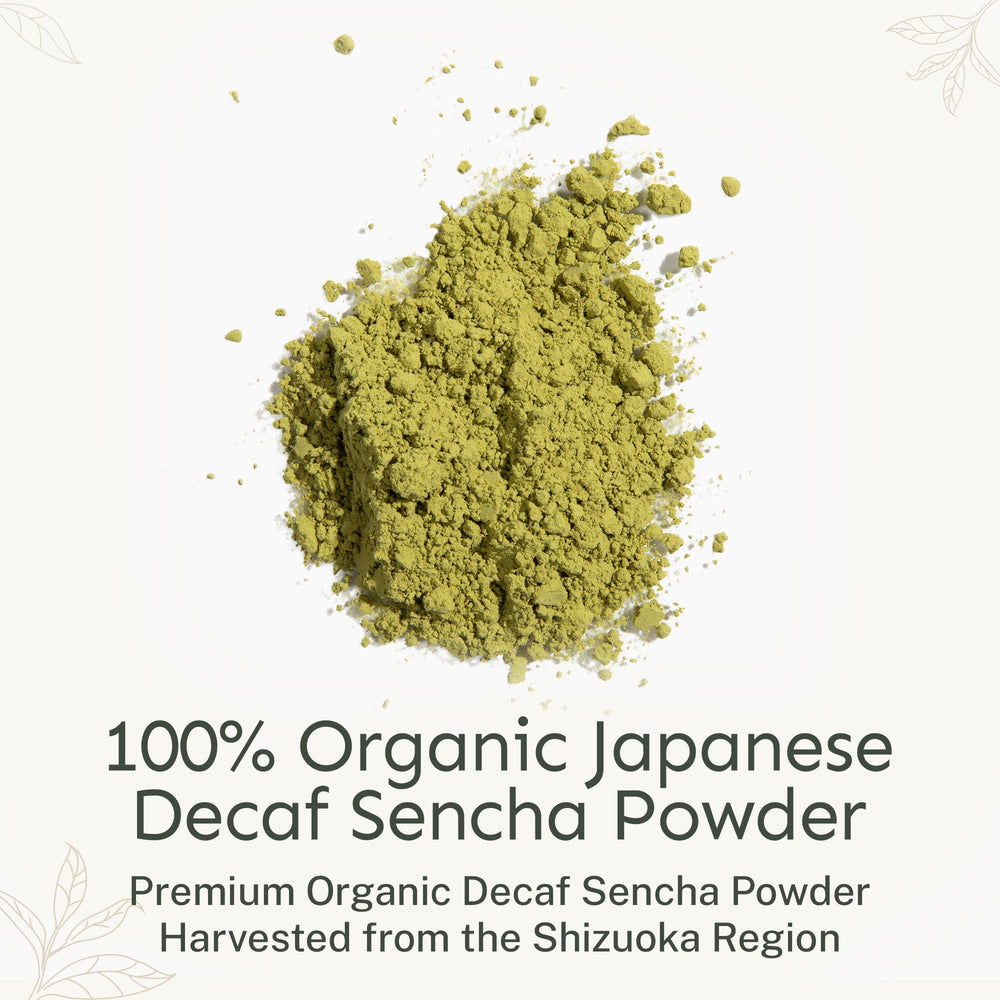 Yu measuring spoon with powder portion ready to brew for convenience