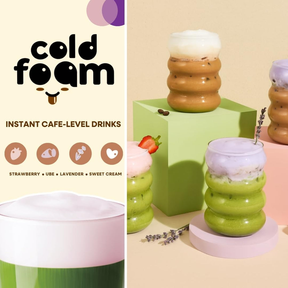 YULU FOODS lifestyle kitchen scene with served drink demonstrating café-style presentation