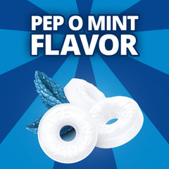 Yum-a-licious LifeSavrs close-up of candy texture highlighting crisp peppermint