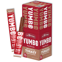 YUMBO front packaging showing 20-pack and convenience benefit