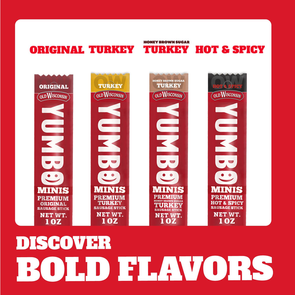 YUMBO nutrition label detail showing protein content and preservative-free benefit