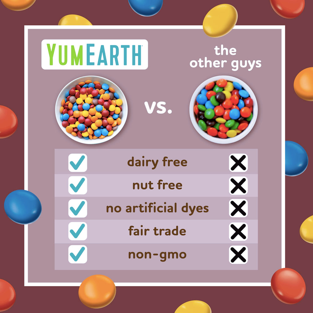 YumEarth opened snack pack with pieces visible for convenient single-serve benefit