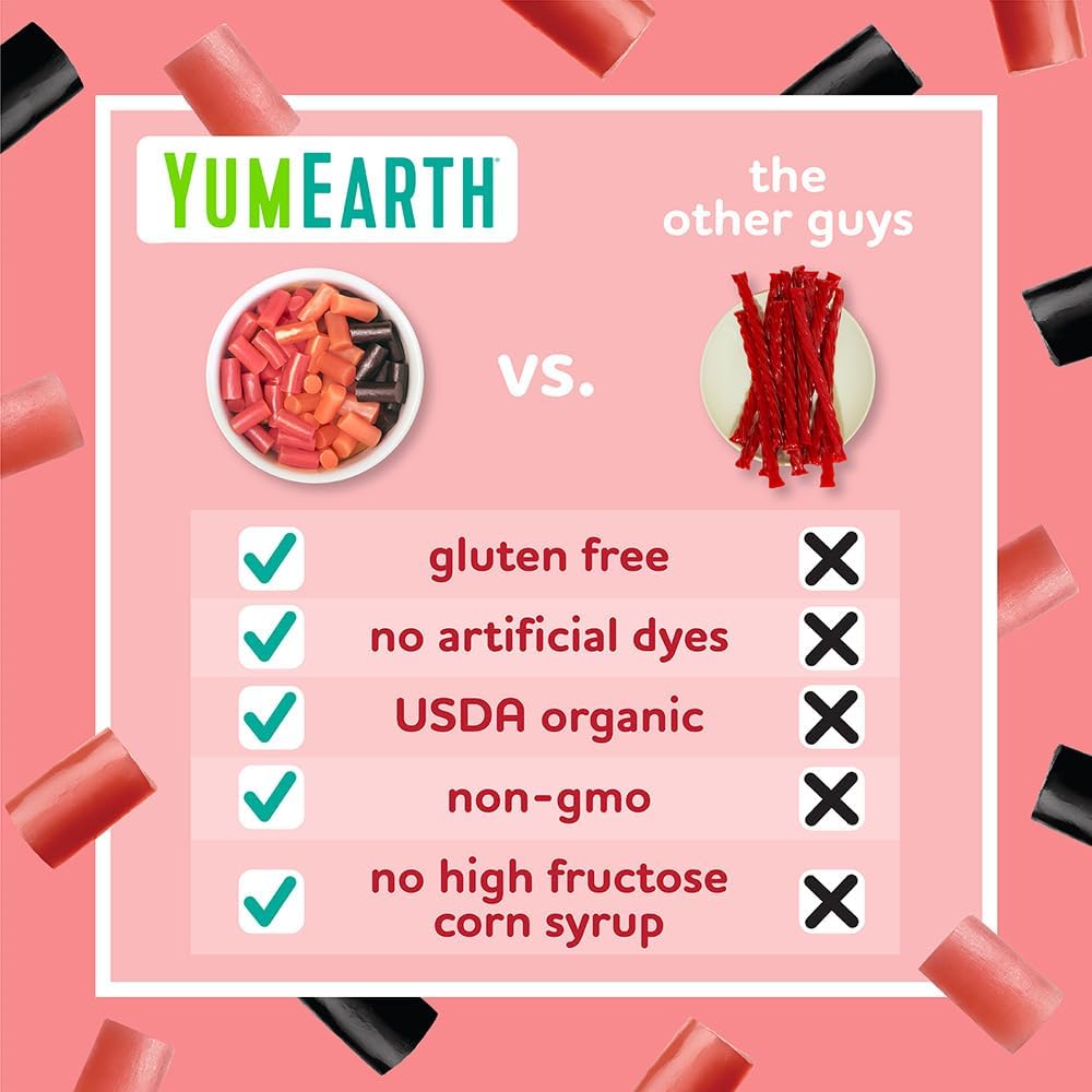YumEarth licorice in family lunchbox demonstrating allergy-friendly snack option