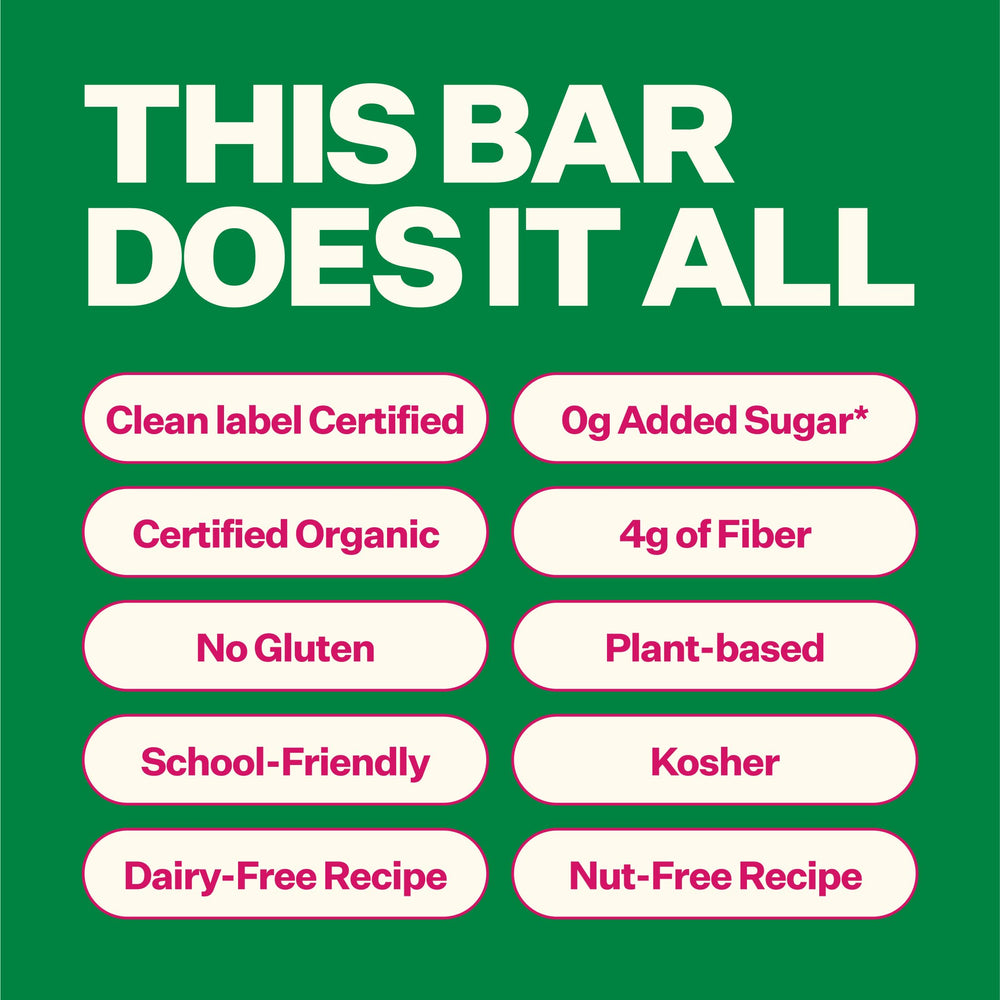 YUMI nutrition label close-up showing calcium and choline content for development