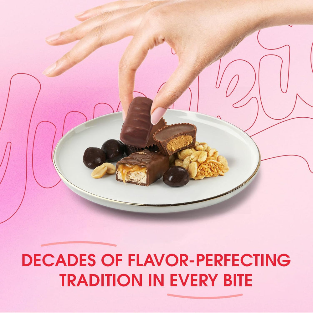 Yumkit individually wrapped chocolates arranged to show hygiene and convenience