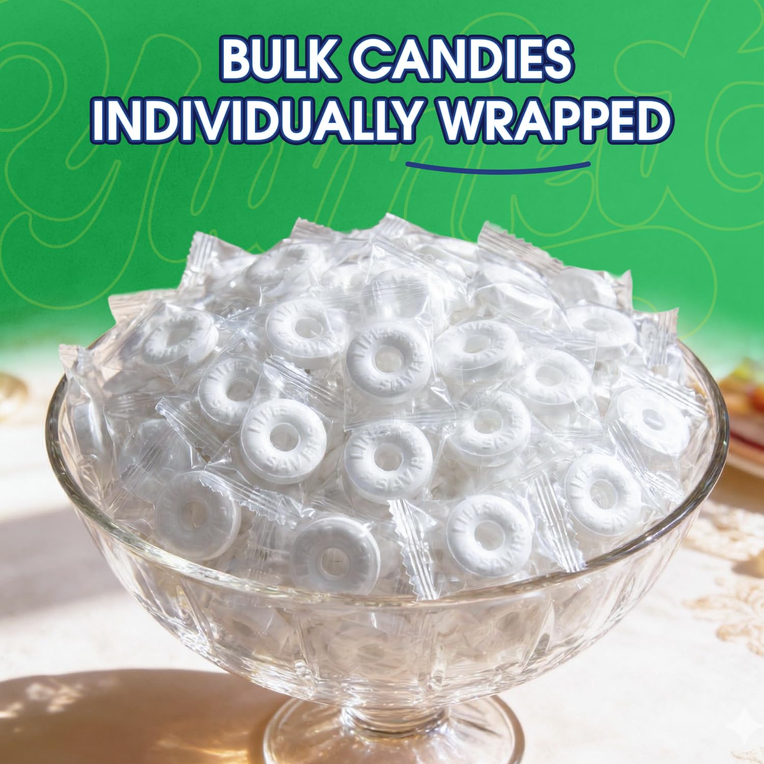 Yumkit candy bowl at reception showing hospitality and guest-ready appeal
