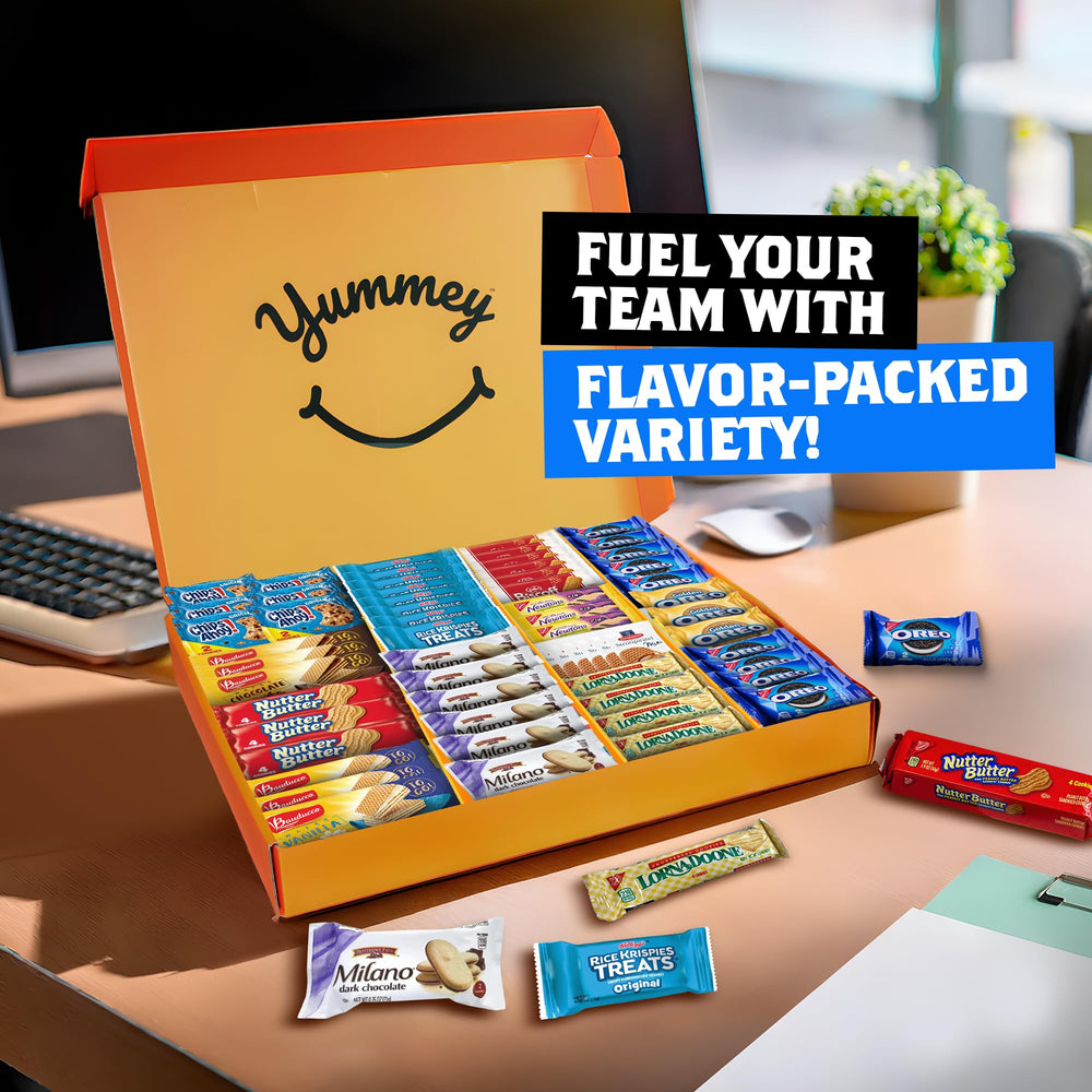 Yummey individually wrapped cookie demonstrating portability and extended freshness benefit