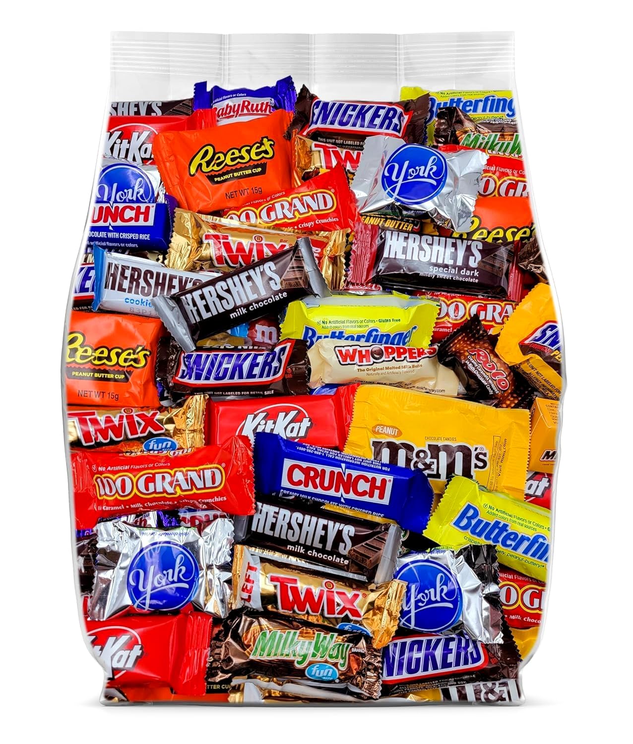 Yummy Chew front of package showing 2 lb bag and branding for easy stocking