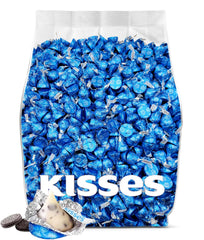 Yummy Chew front packaging showing 2 lb bulk bag and blue foil candies for parties