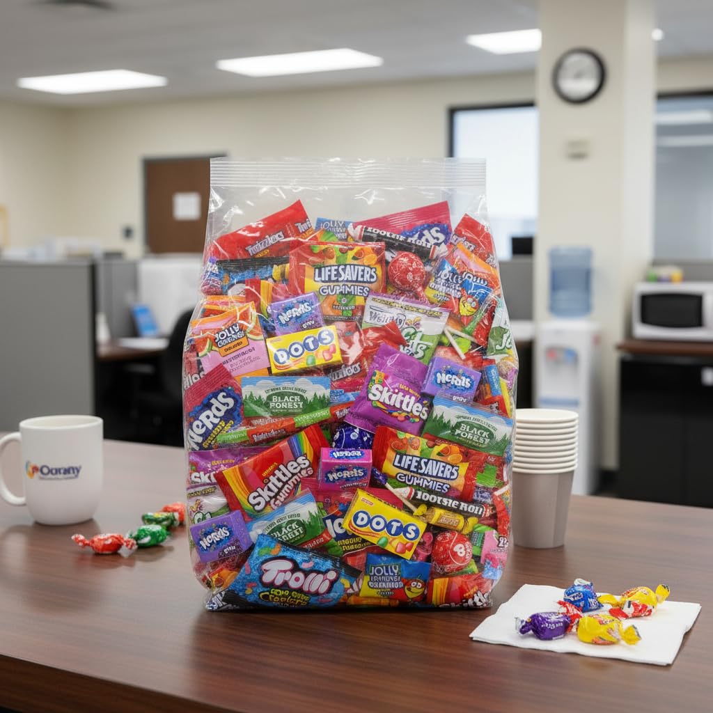 Yummy Chew being poured into a piñata to show quick filling and crowd-ready use
