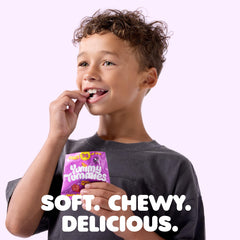 Yummy Tummies gummy texture detail showing soft chewability and kid-friendly feel