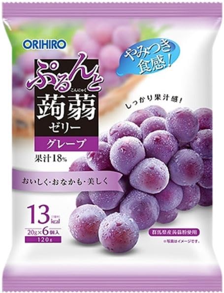 Yummy-Yamaguchi jelly texture detail showing chewy konjac bite