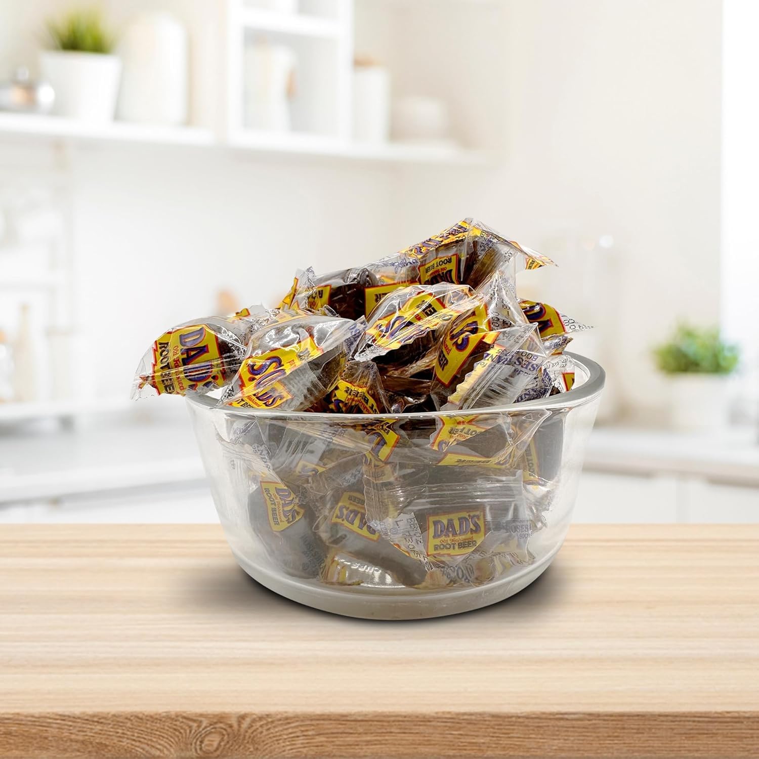 YUMMYLAND candy in hand to show size and portioning for events and gift bags
