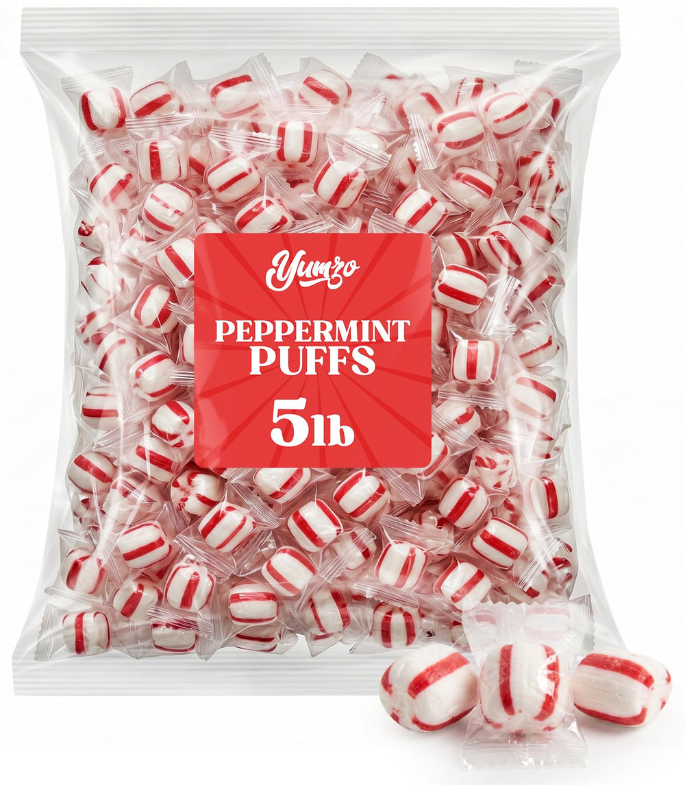 Yumzo front packaging showing 5 lb bag and bulk value