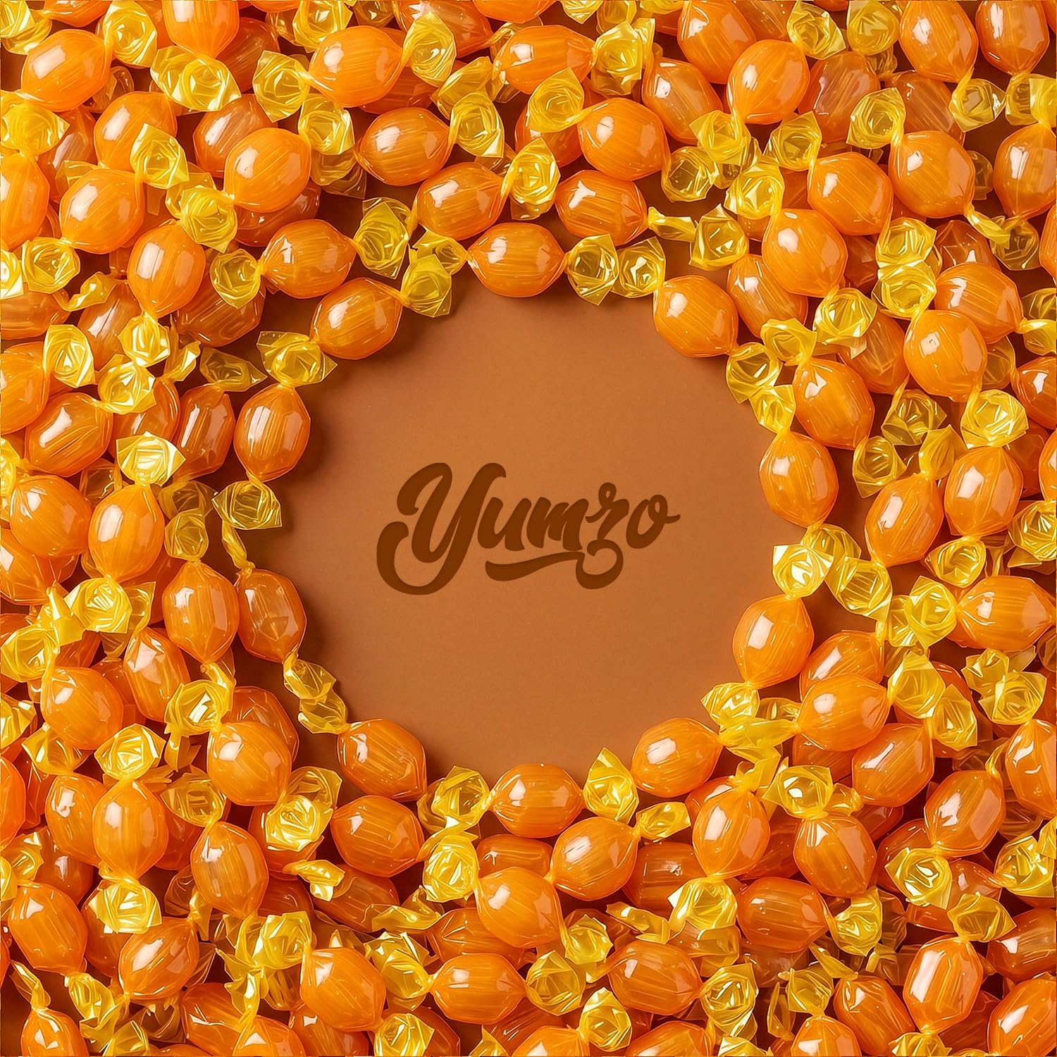 Yumzo open bag pouring out candies showing generous quantity for events