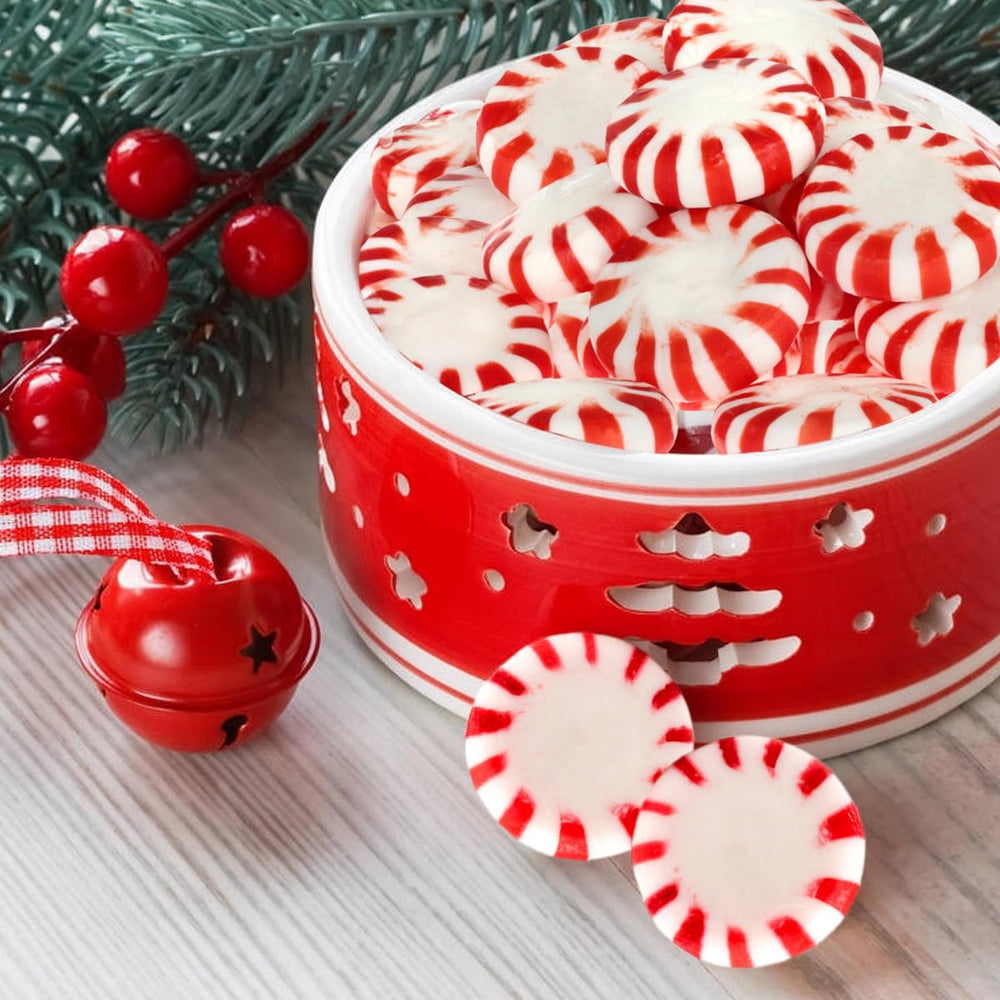 Yumzo mints arranged on holiday table creating festive atmosphere for guests