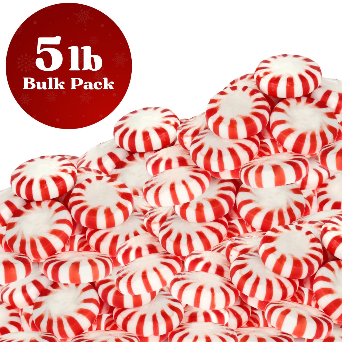 Yumzo Starlight individually wrapped mints spread out for hygienic sharing