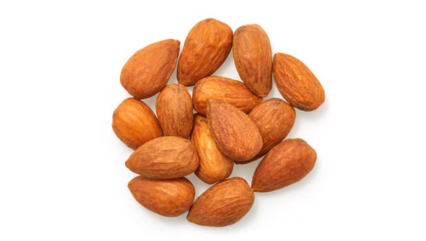Yupik almonds close-up highlighting roasted whole nuts and natural crunch