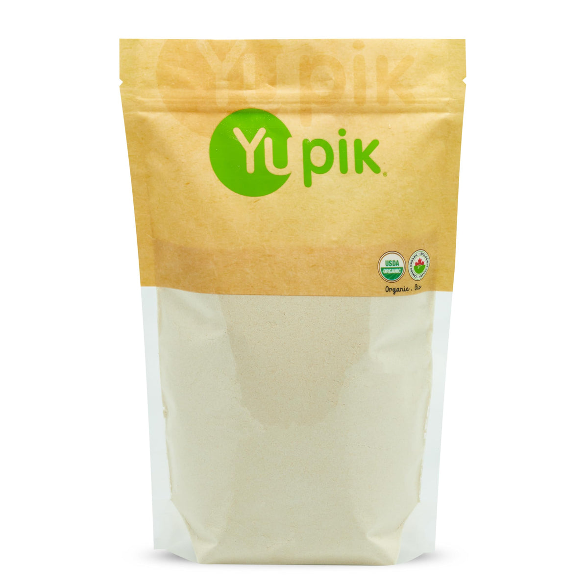 Yupik amaranth flour front packaging showing USDA organic label and benefits
