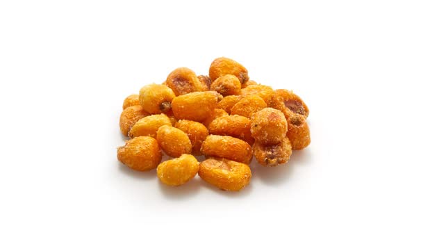 Yupik corn nuts in bowl on table ready for sharing