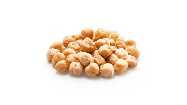 Yupik cooked chickpeas in bowl ready for hummus, adding protein and fiber