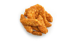 Yupik close-up of sesame sticks texture highlighting crunchy appeal