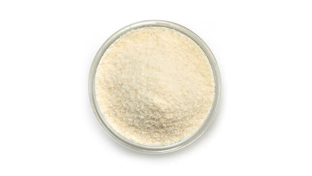 Yupik close-up of fine coconut flour texture highlighting smooth blendability
