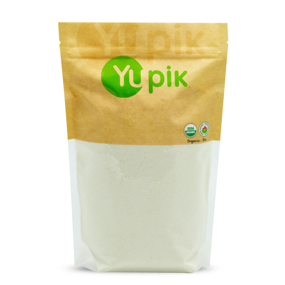 Yupik front package showing organic label and size for clear pantry identification