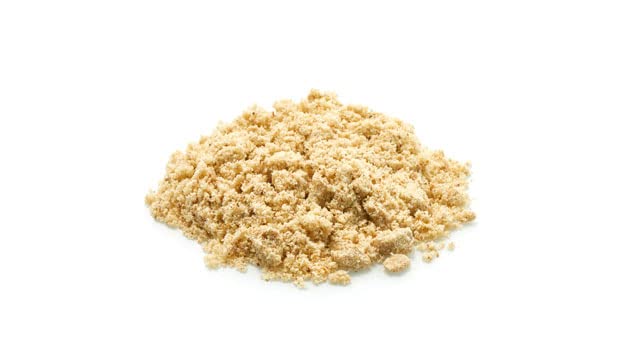 Yupik tigernut flour in bowl with spoon ready for mixing in recipes