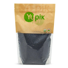 Yupik front package showing organic label and weight, premium pantry addition