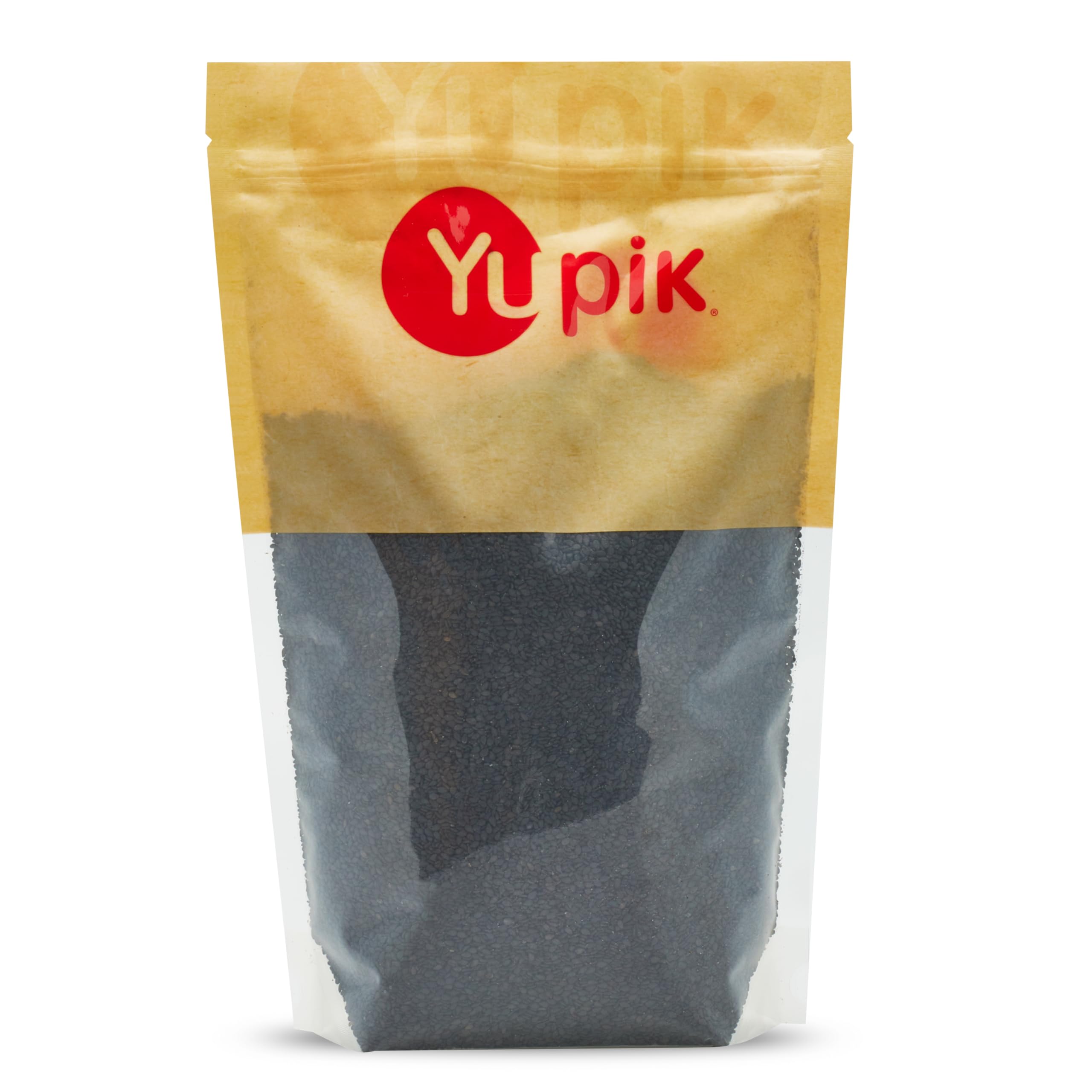 Yupik front packaging showing natural black sesame seeds and benefits