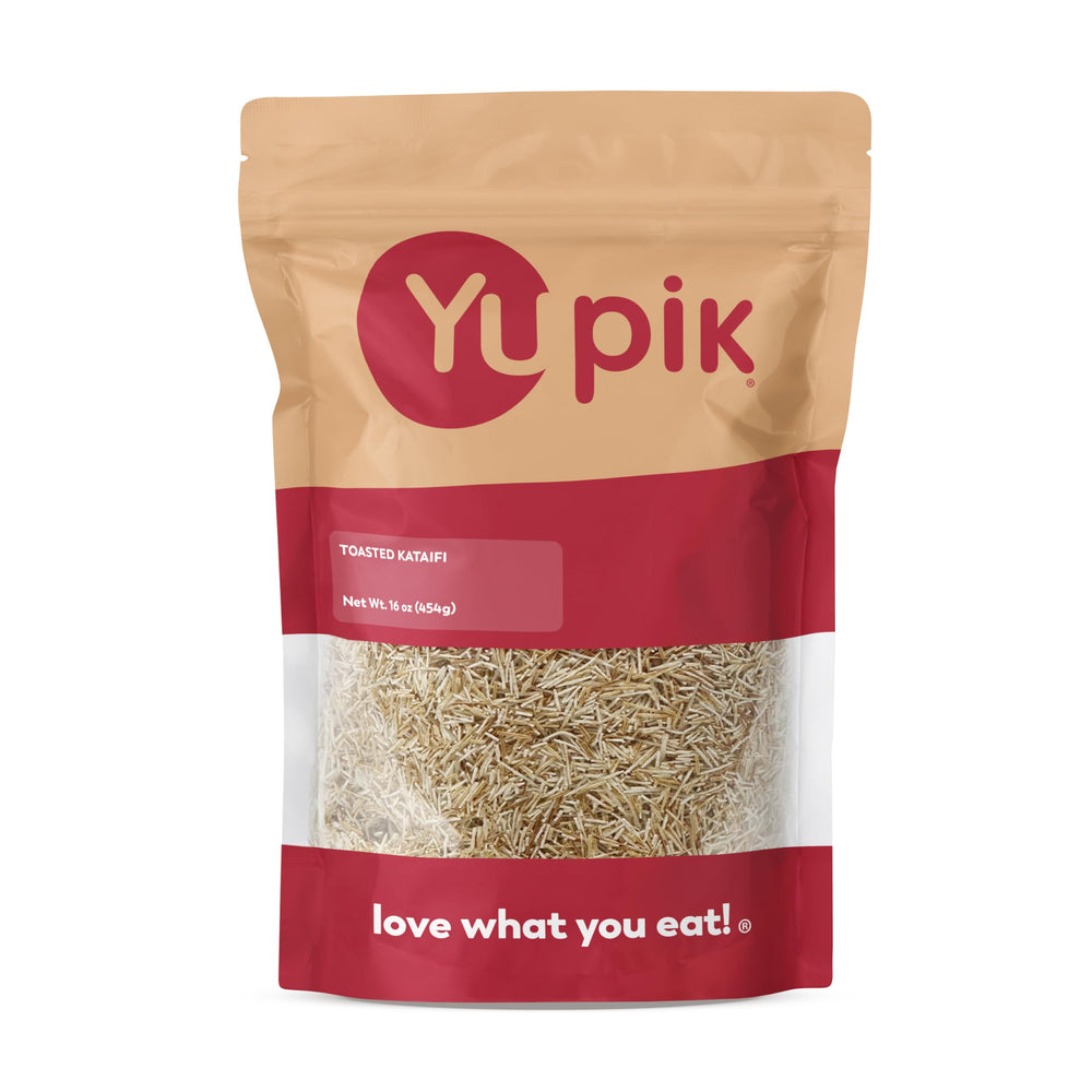 Yupik front packaging showing kataifi bag and brand for pantry convenience
