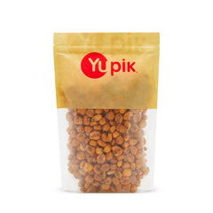 Yupik front packaging showing salted toasted corn nuts and size