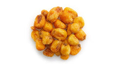 Yupik closeup of roasted corn kernel texture and crunchy appeal