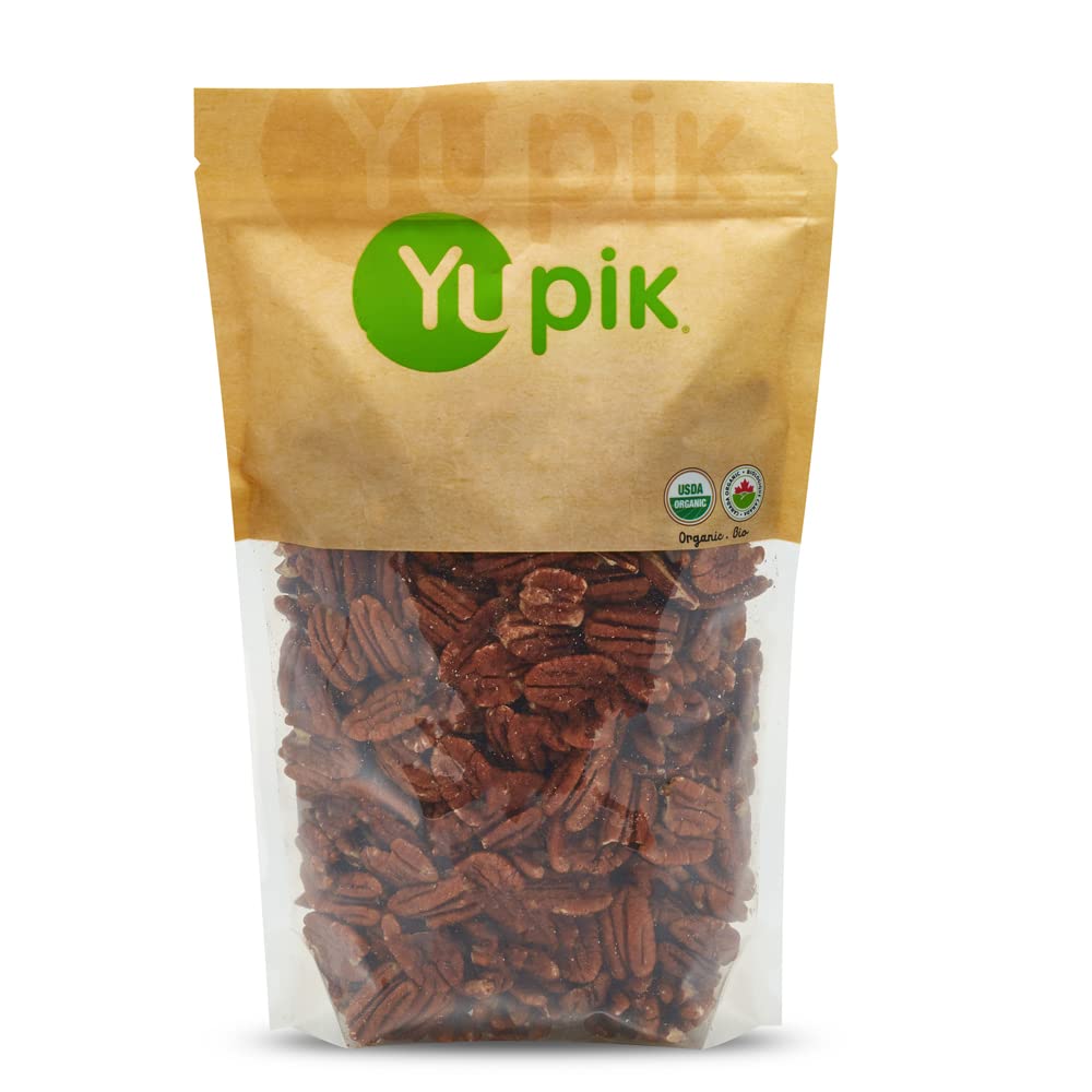 Yupik bag front view showing organic label and 2.2 lb size, convenient pantry benefit