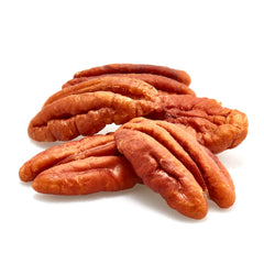 Yupik pecans served in a wooden bowl ready to snack, appealing natural snack option