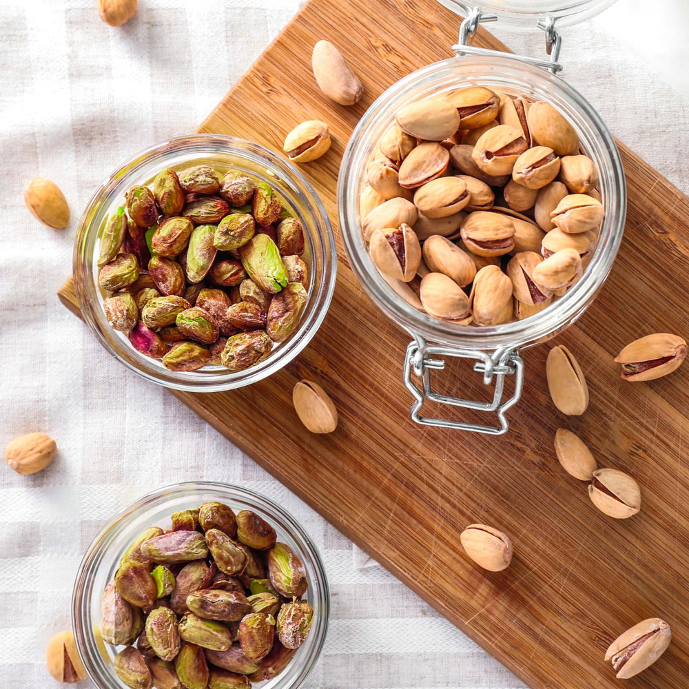 Yupik bowl of pistachios in a living room setting ideal for sharing