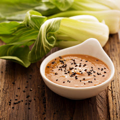 Yupik seeds sprinkled on salad for added crunch and flavor benefit