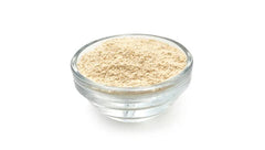 Yupik sorghum flour used in muffins on a counter showing soft crumb