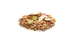 Yupik seed mix in a breakfast bowl adding crunch and fiber